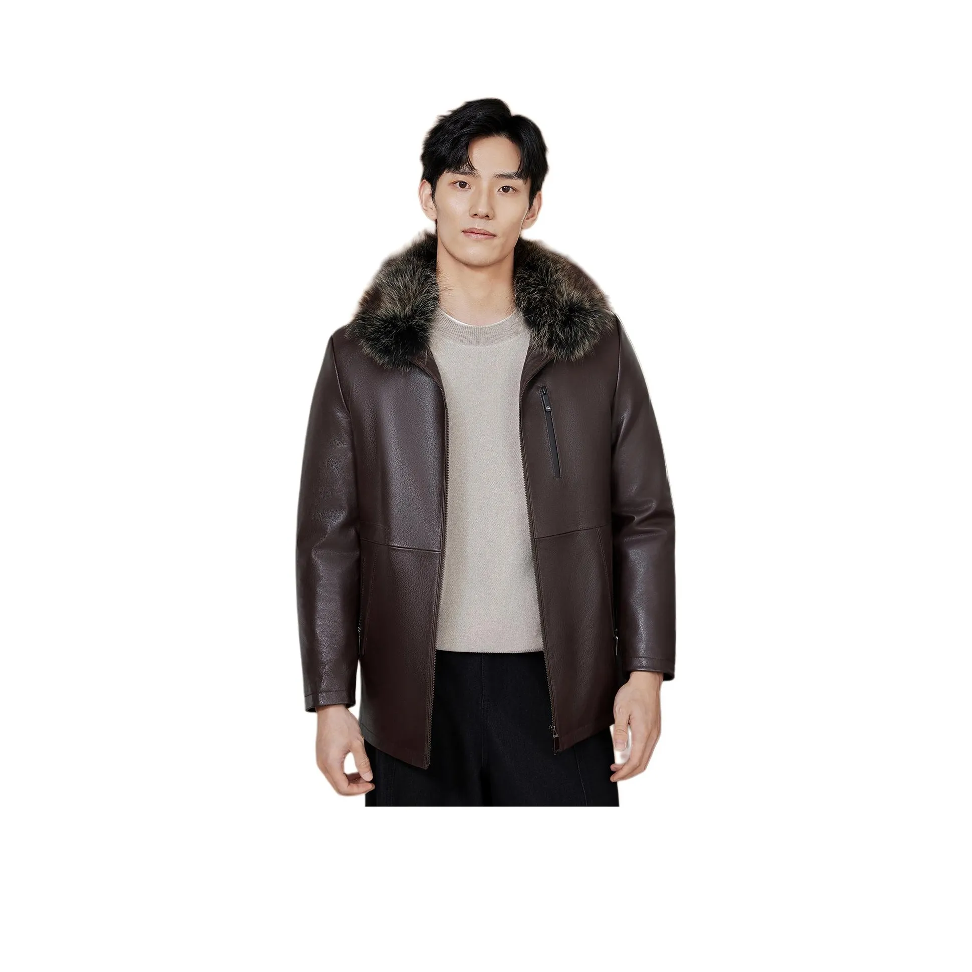 Beast King Натуральная кожа мех мужской