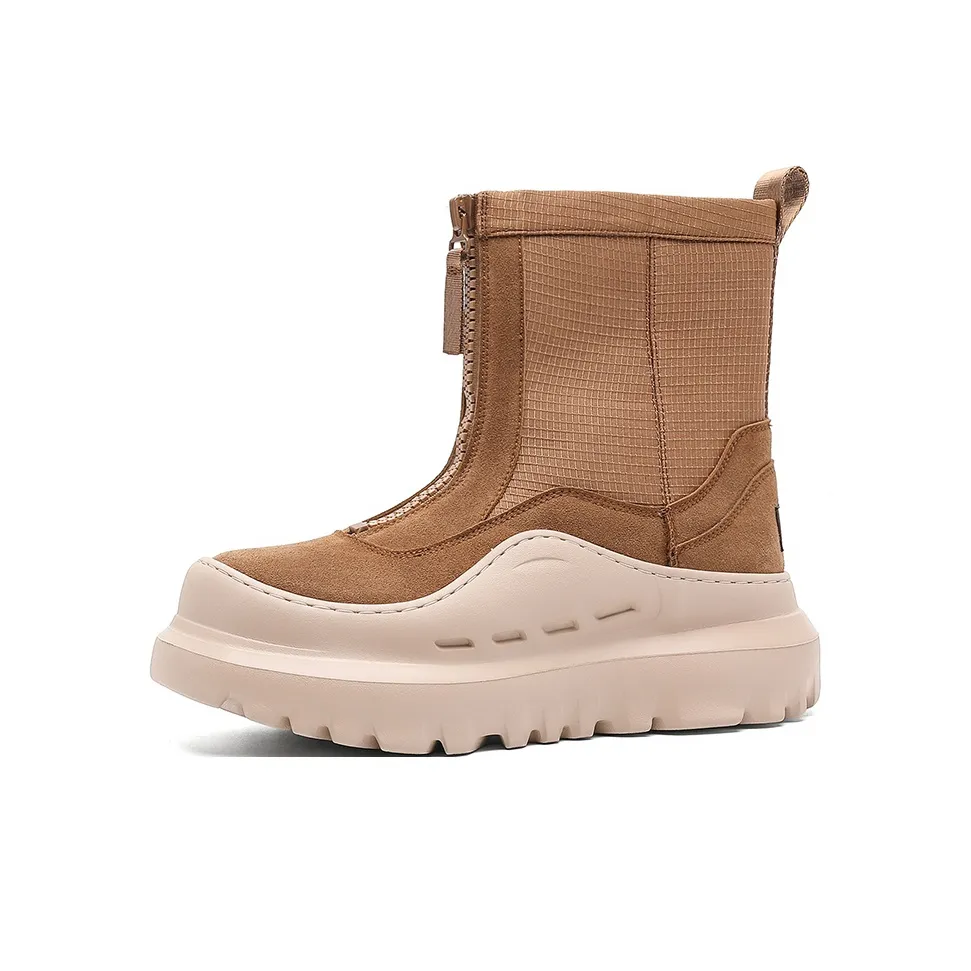 MPZY Устойчивые к истиранию противоскользящие носки Crew для сноубутсов Унисекс Желтые