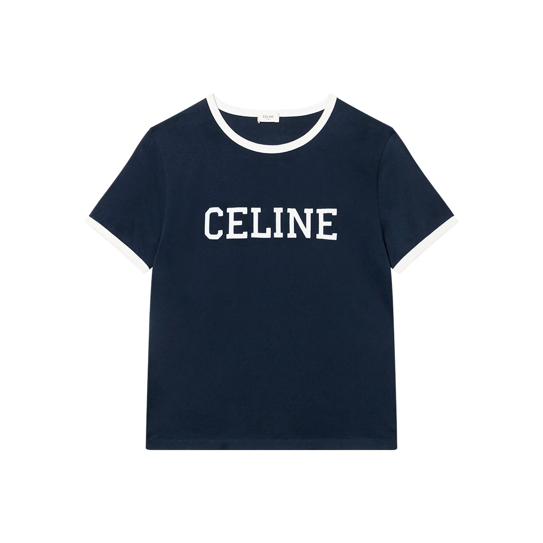 CELINE T Рубашка Мужская Морской Синий