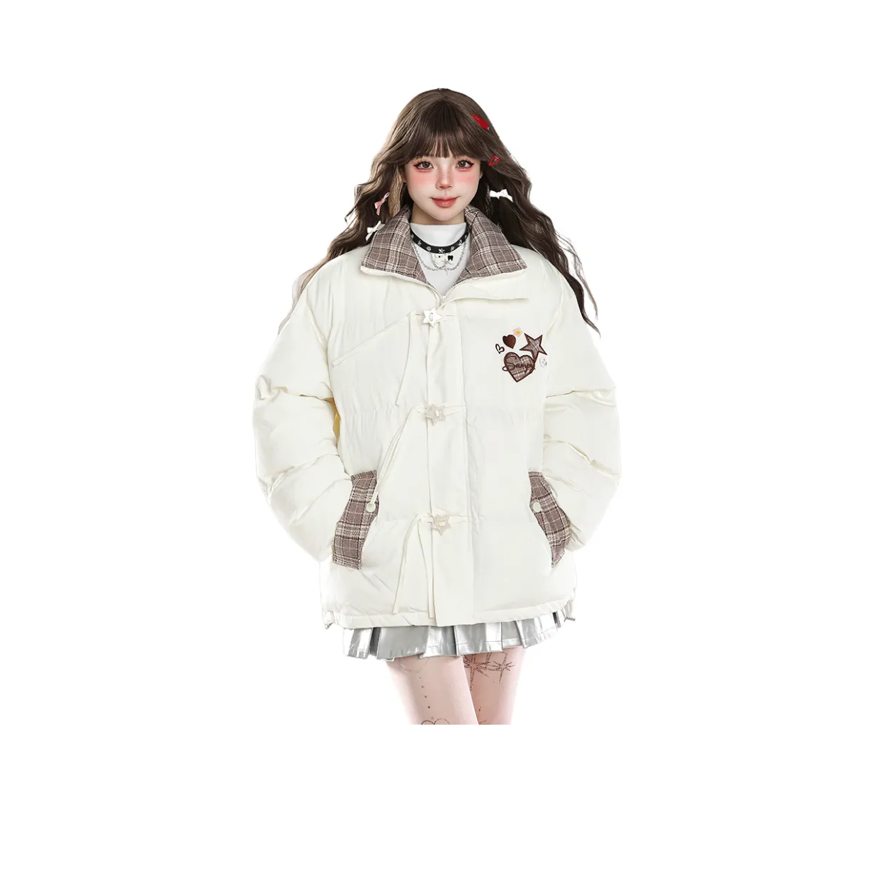 NICEAMOLA Хлопковый пуховик женский