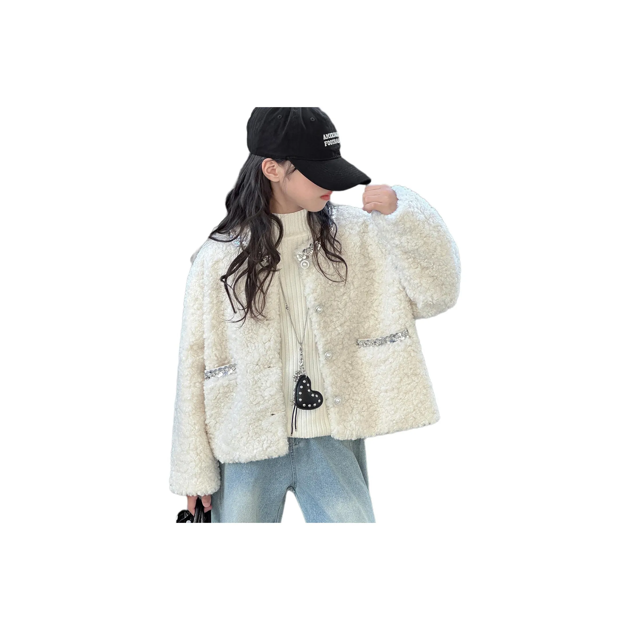 Because no Chanel Inspired Пальто для детей