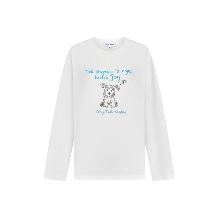 URBAN REVIVO Белый Женские T-рубашки