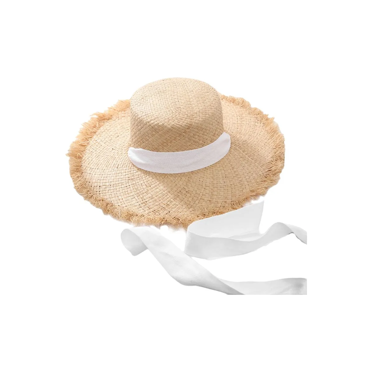 BOOLFEN Рафия Шляпы ведра Женские