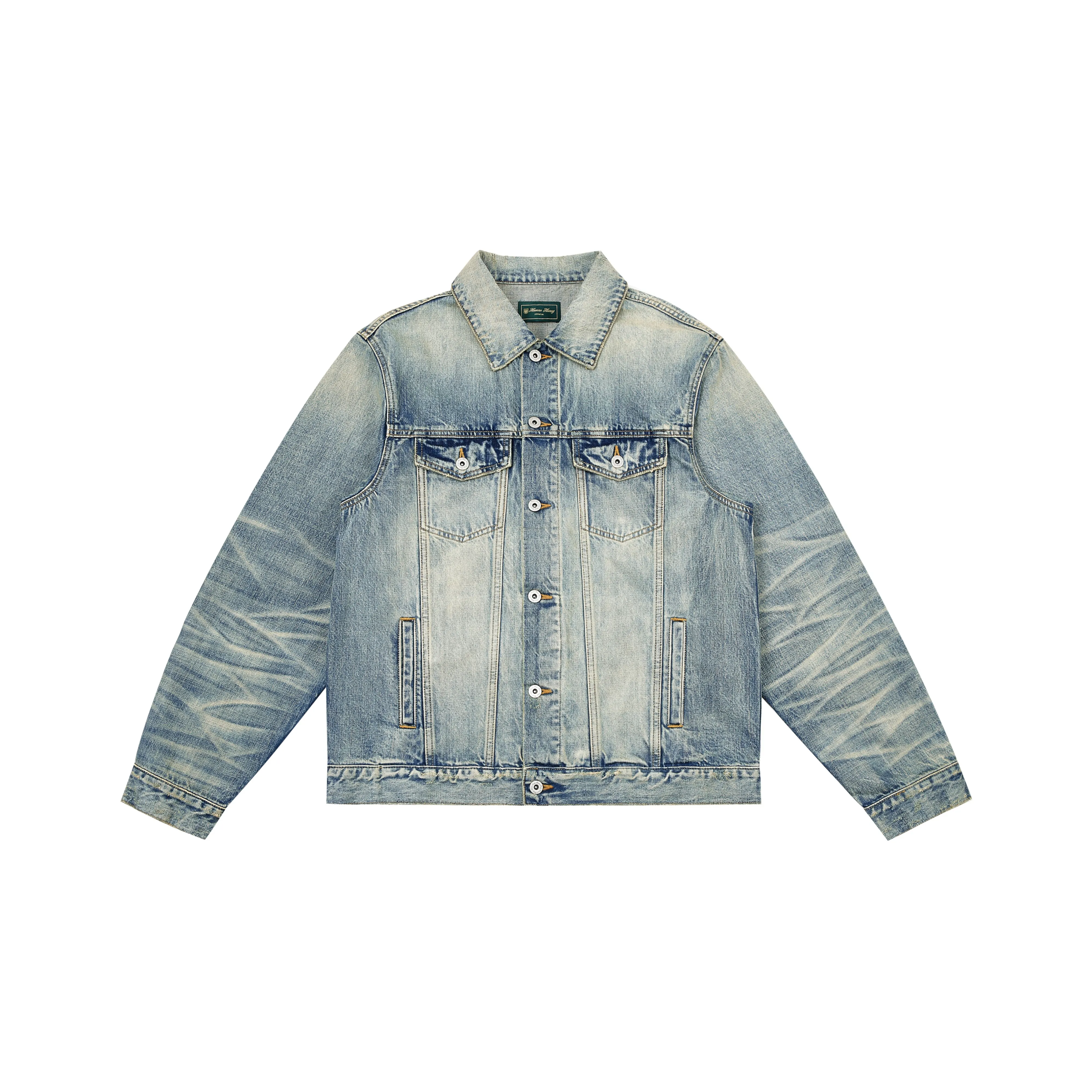 Haonanhuang Denim Jacket Unisex