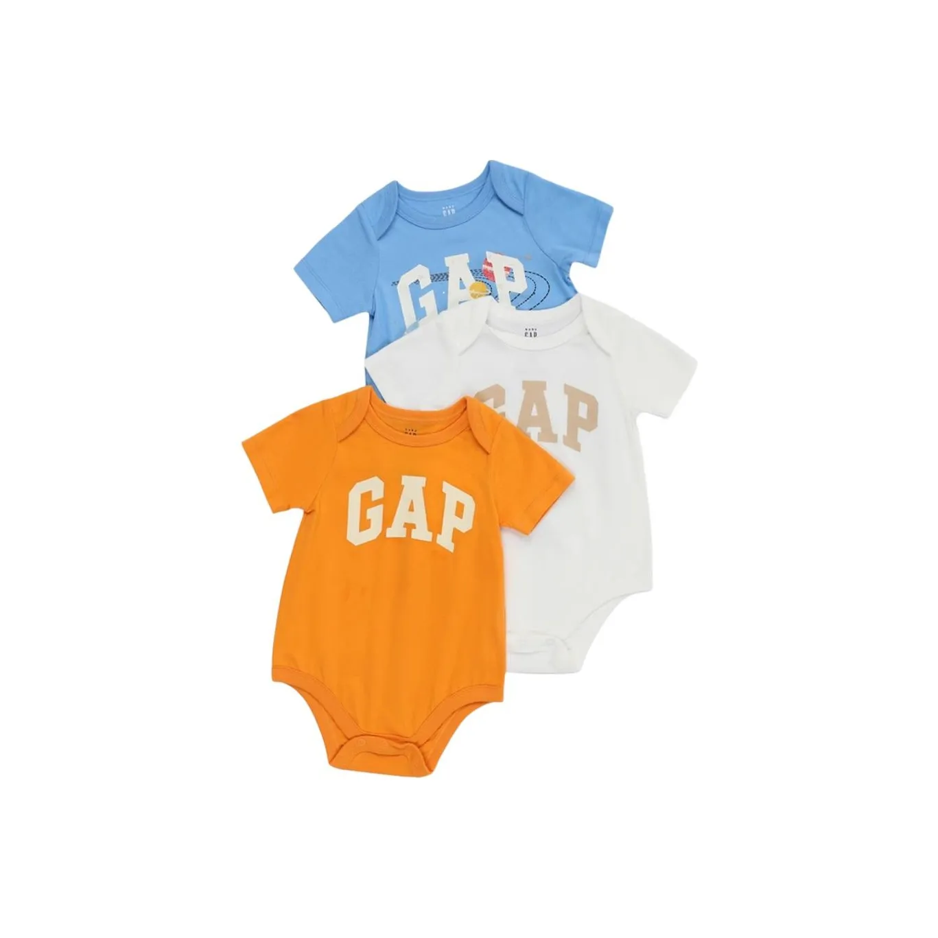 GAP совместный бренд комбинезон для малыша 3 упаковки 3 упаковки для малыша