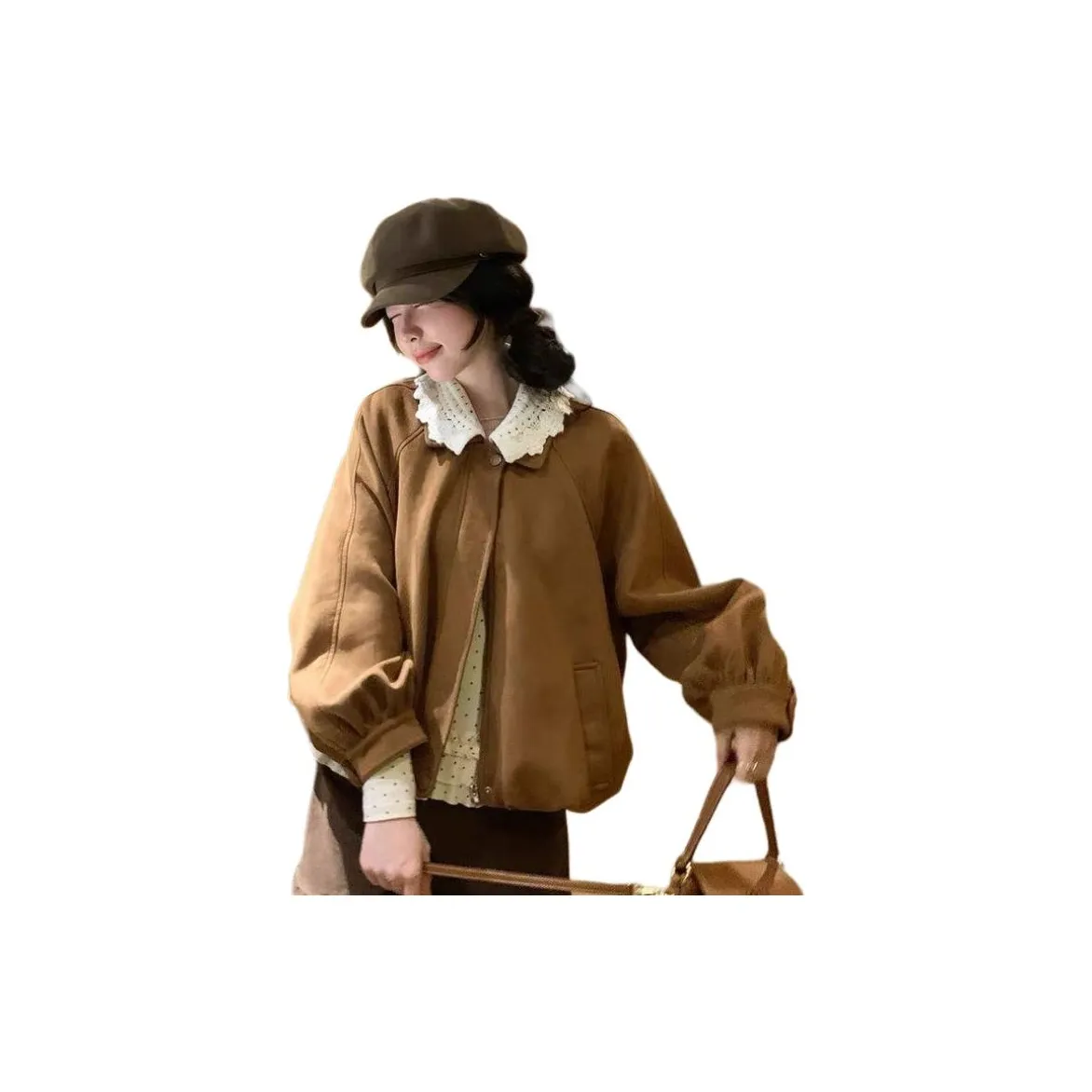 SIXUSICHOU Cropped Coat Women's