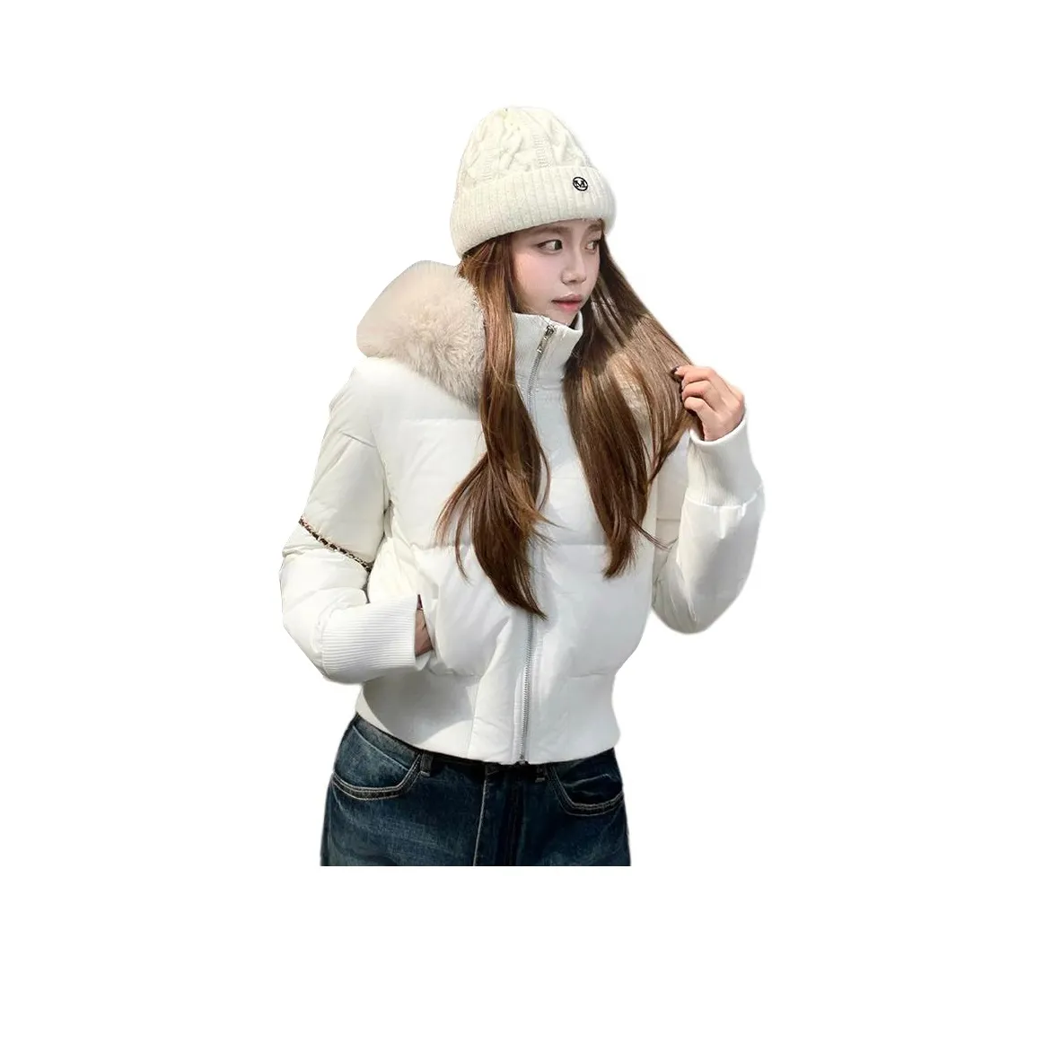 Aghr Белый Женские Пуховики