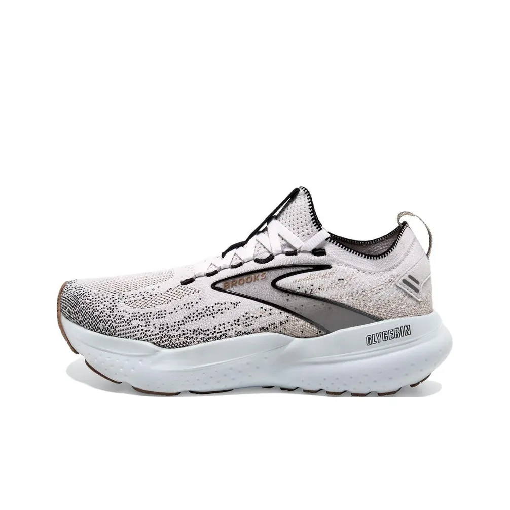 Brooks Slip-resistant Abrasion-resistant Low Top Беговые кроссовки Женские Розовые Серые
