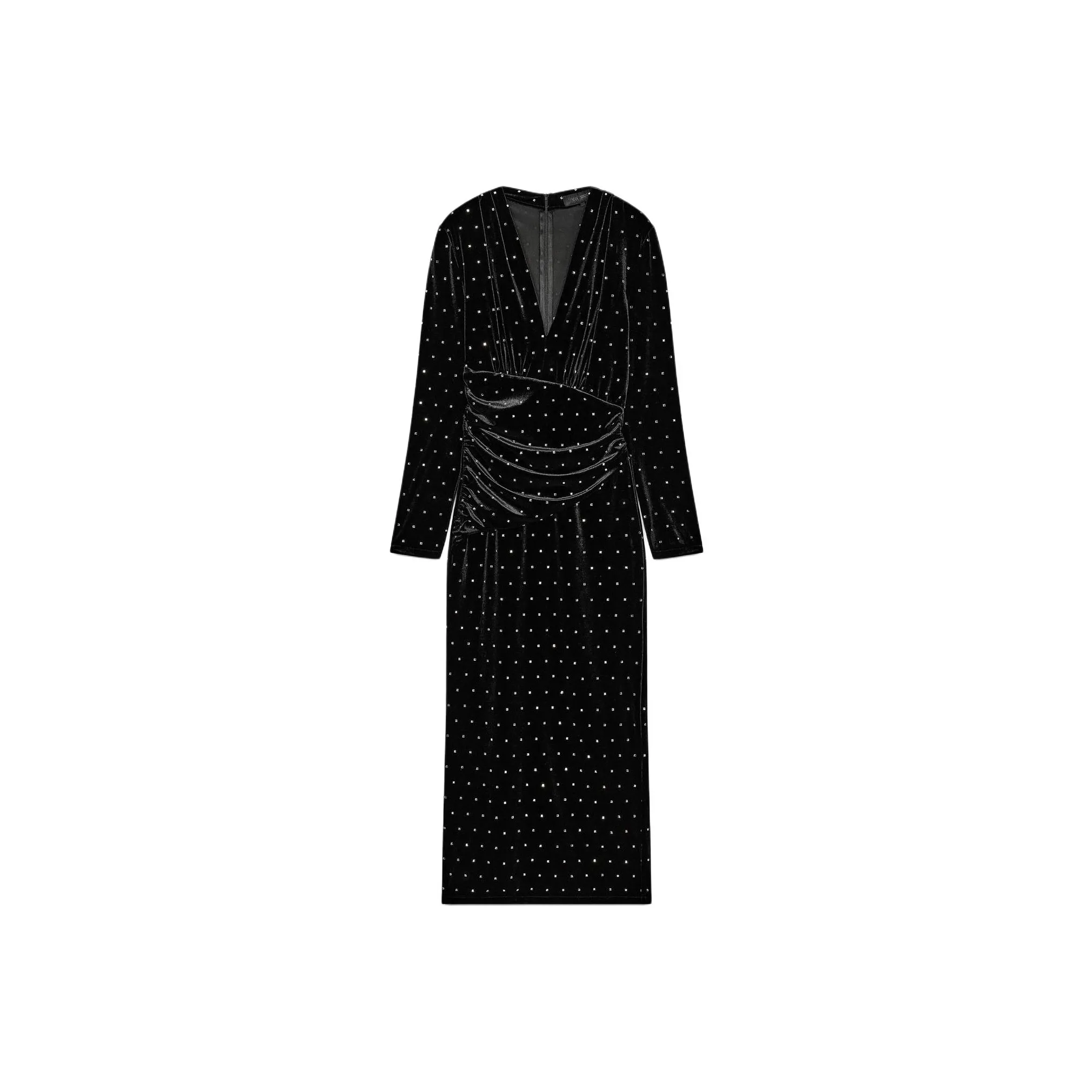 ZARA Collaboration Длинное платье с длинными рукавами женское