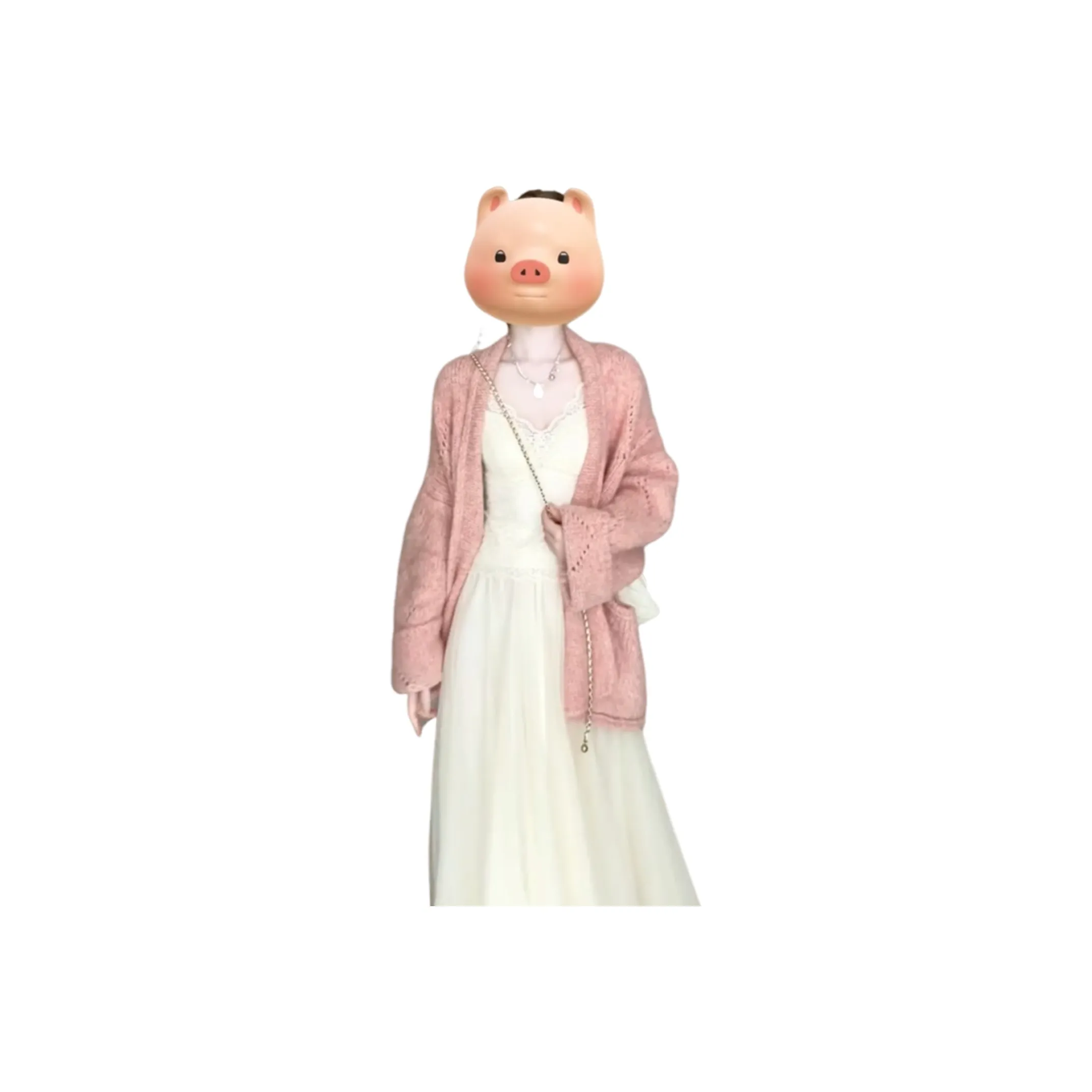 VENICEW Розовый с VN Бренд Наклейка Женские Трикотаж