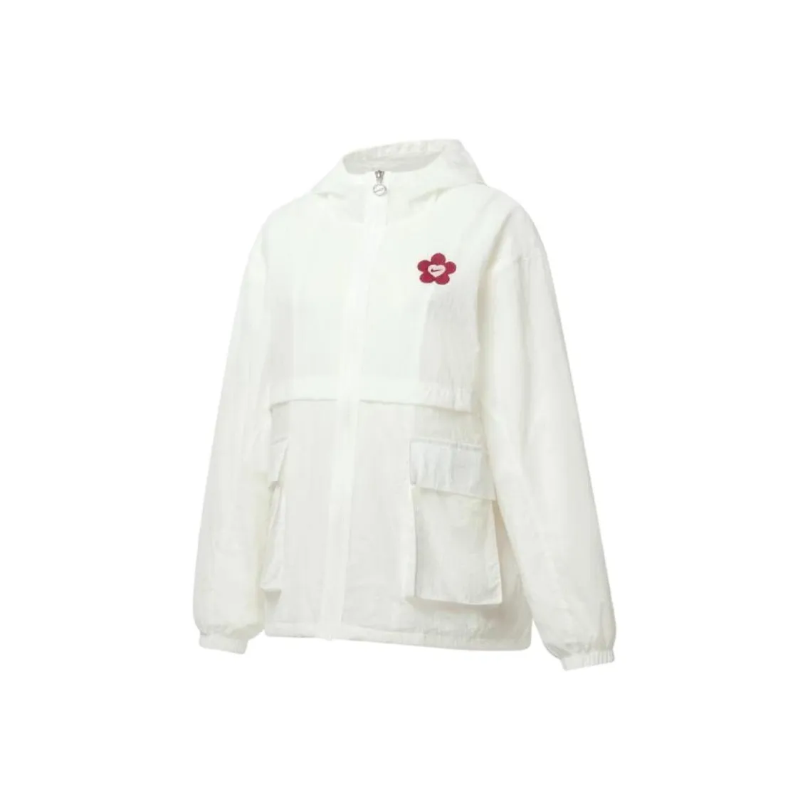 Nike SS24 Куртки Пальто Женские Кокосовое Молоко Белый