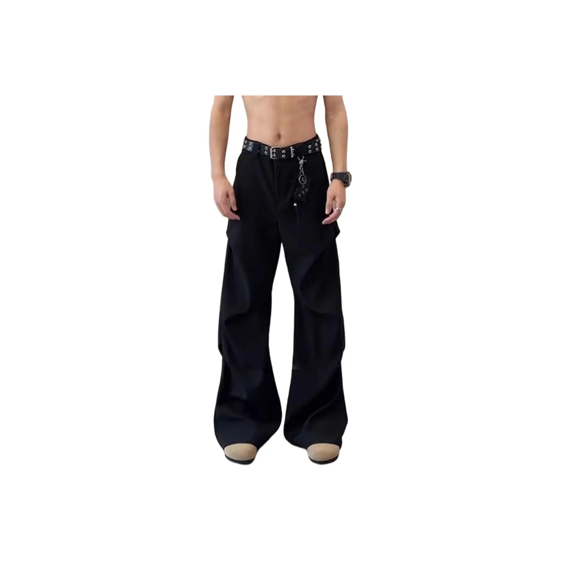 XUBAIHUO Черный Унисекс Костюм Брюки