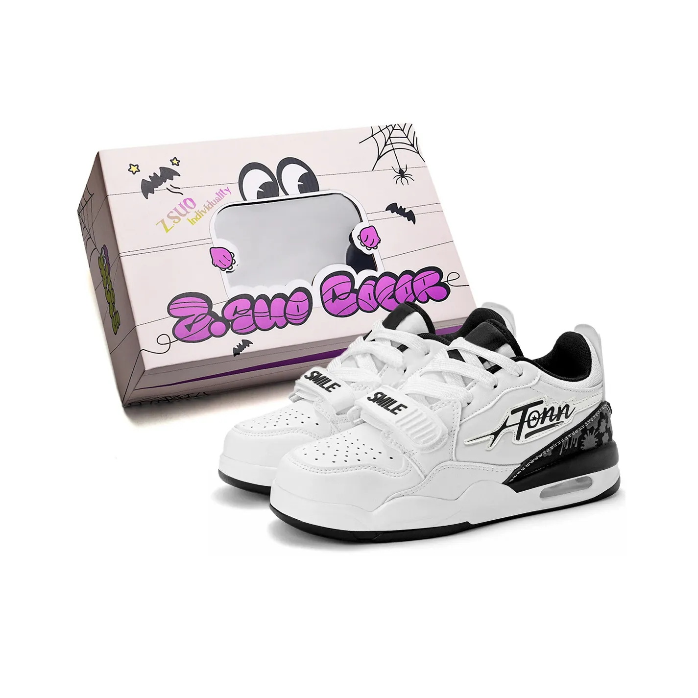 Z.SUO Покрытие Устойчивое к истиранию Легкий Противоскользящий Низкий Топ Скейтборд Кроссовки Унисекс