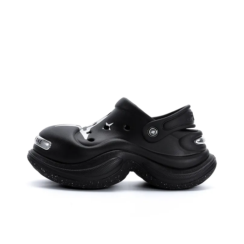 Nam Po Wan x Ouder Песочный Искренний Лето Сабо Женские Черный