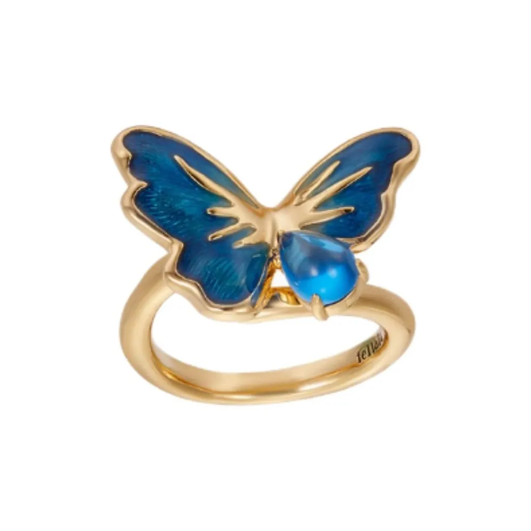 Fellala Сплав Кольца Женские Синий