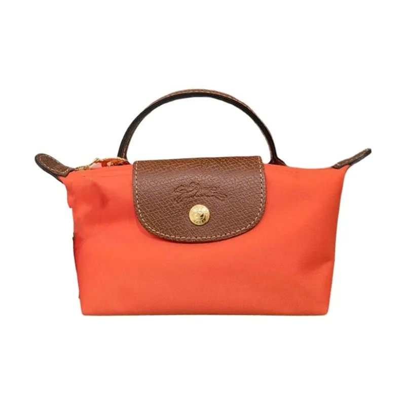 LONGCHAMP Нейлоновая сумка женская оранжевая