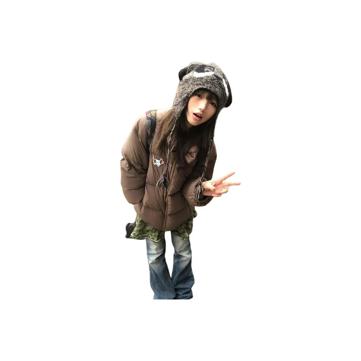 TENNE GIRL Хлопковый пуховик женский