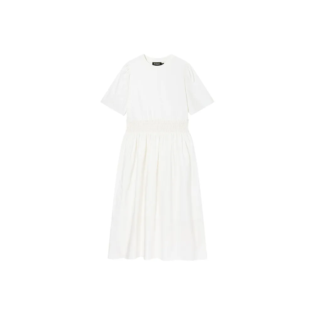 Desigual Короткое Платье с Короткими Рукавами Женское