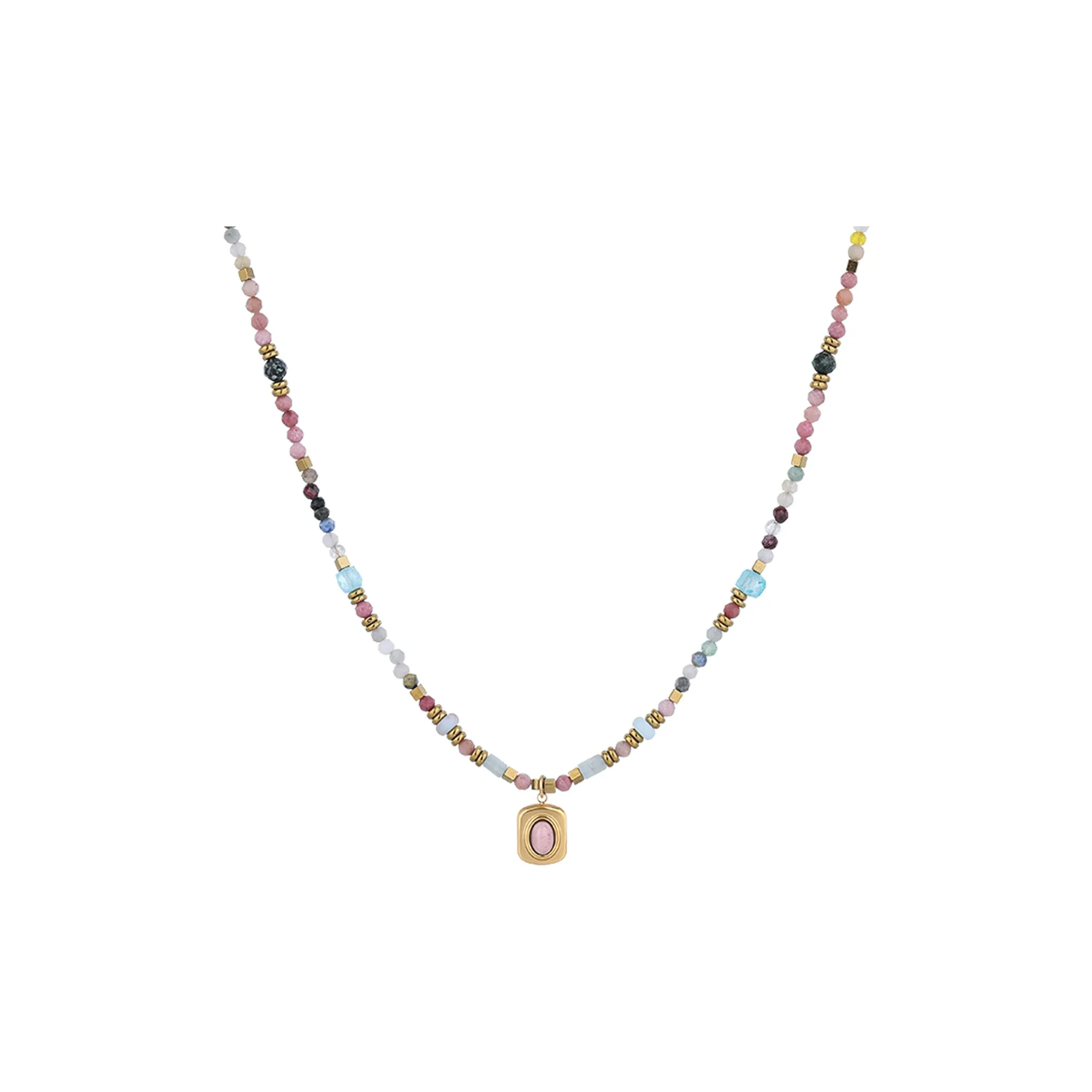 MISS XIA JWY Титановые стальные ожерелья женские