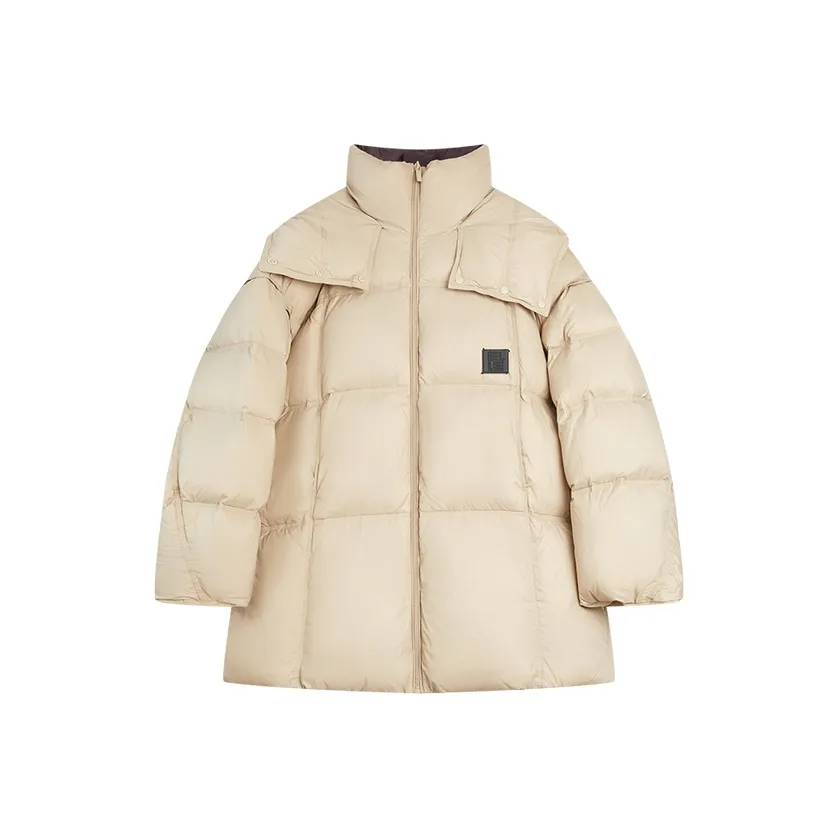 ELLE Светло-зеленый Женский Пуховик