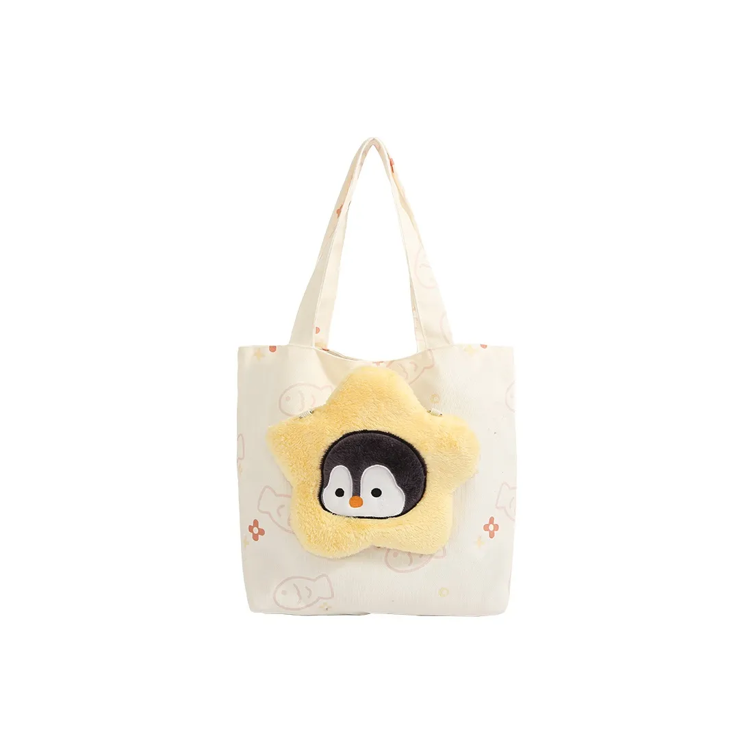 Kaka Tree Сумка из холста сумка через плечо обычная женская белая