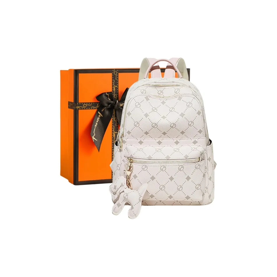 OUBOTE Рюкзак из синтетической кожи стандартный женский розовый