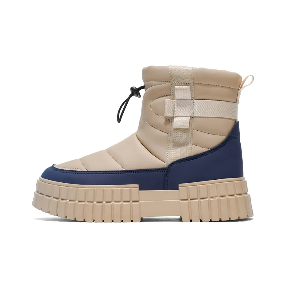 MIIOW Термический Износостойкий Увеличивающий Высоту Покрытие Короткие Снежные Ботинки Мужские