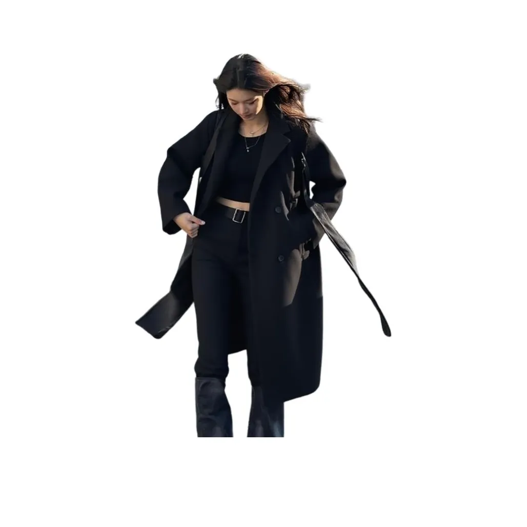 PEA Черное Женское Пальто