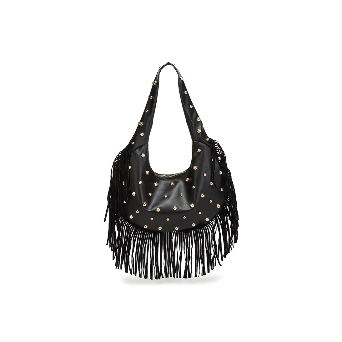 SEPTWOLVES ПУ (полиуретан) Подмышечный Сумка на плечо Средний Женский Черный/Бургунди