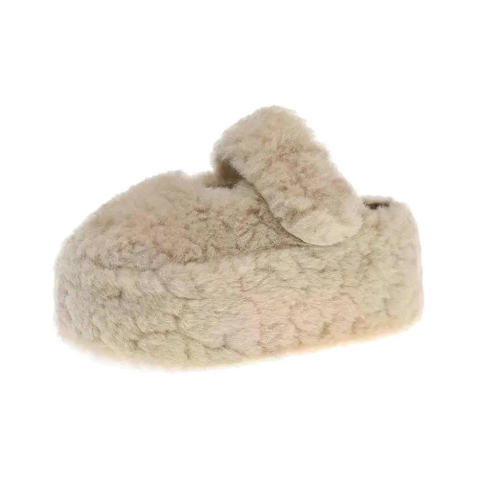 NB CROSS Флоковые противоскользящие домашние тапочки для женщин