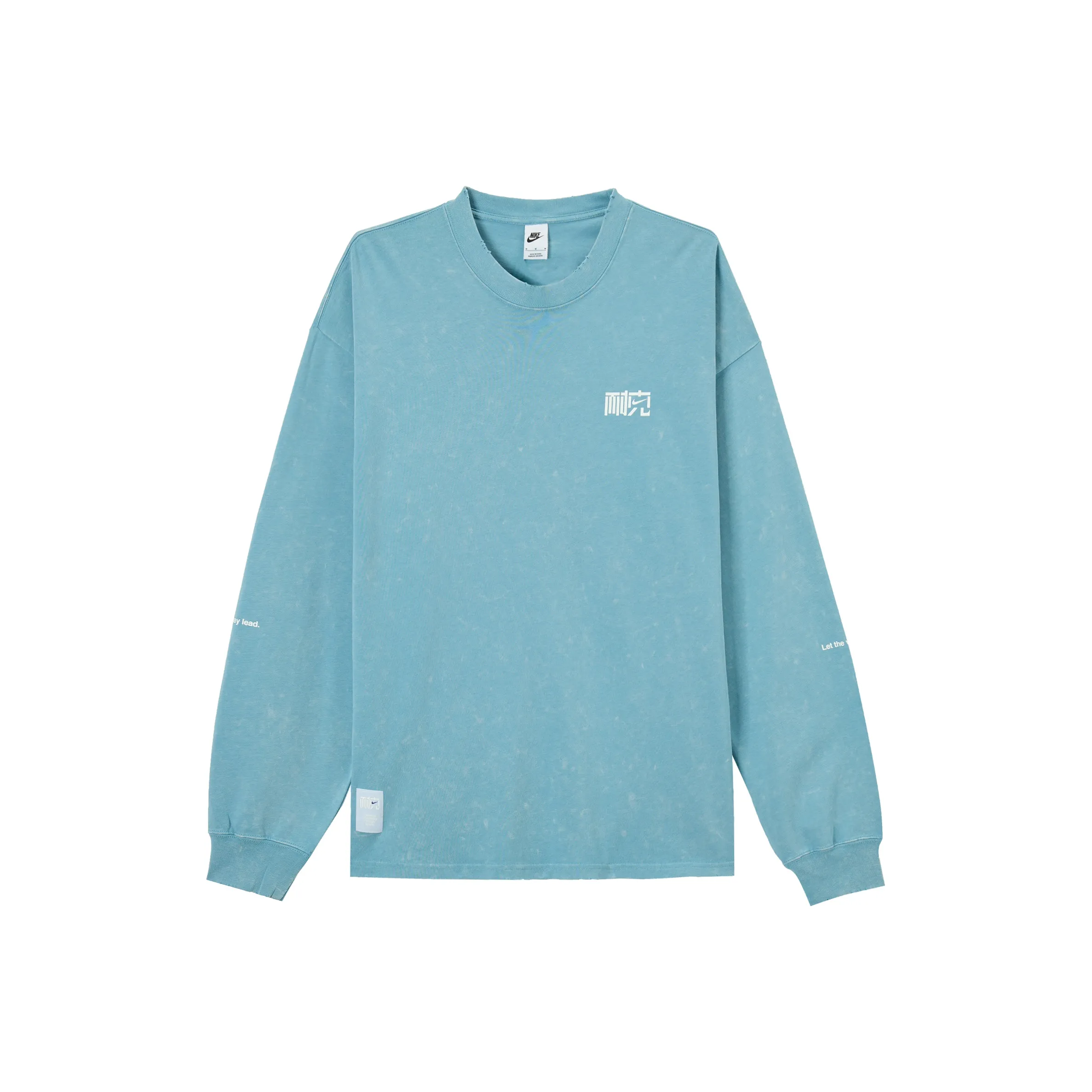 Nike Sportswear T-Shirt Мужская Джинсово-синий Зеленый