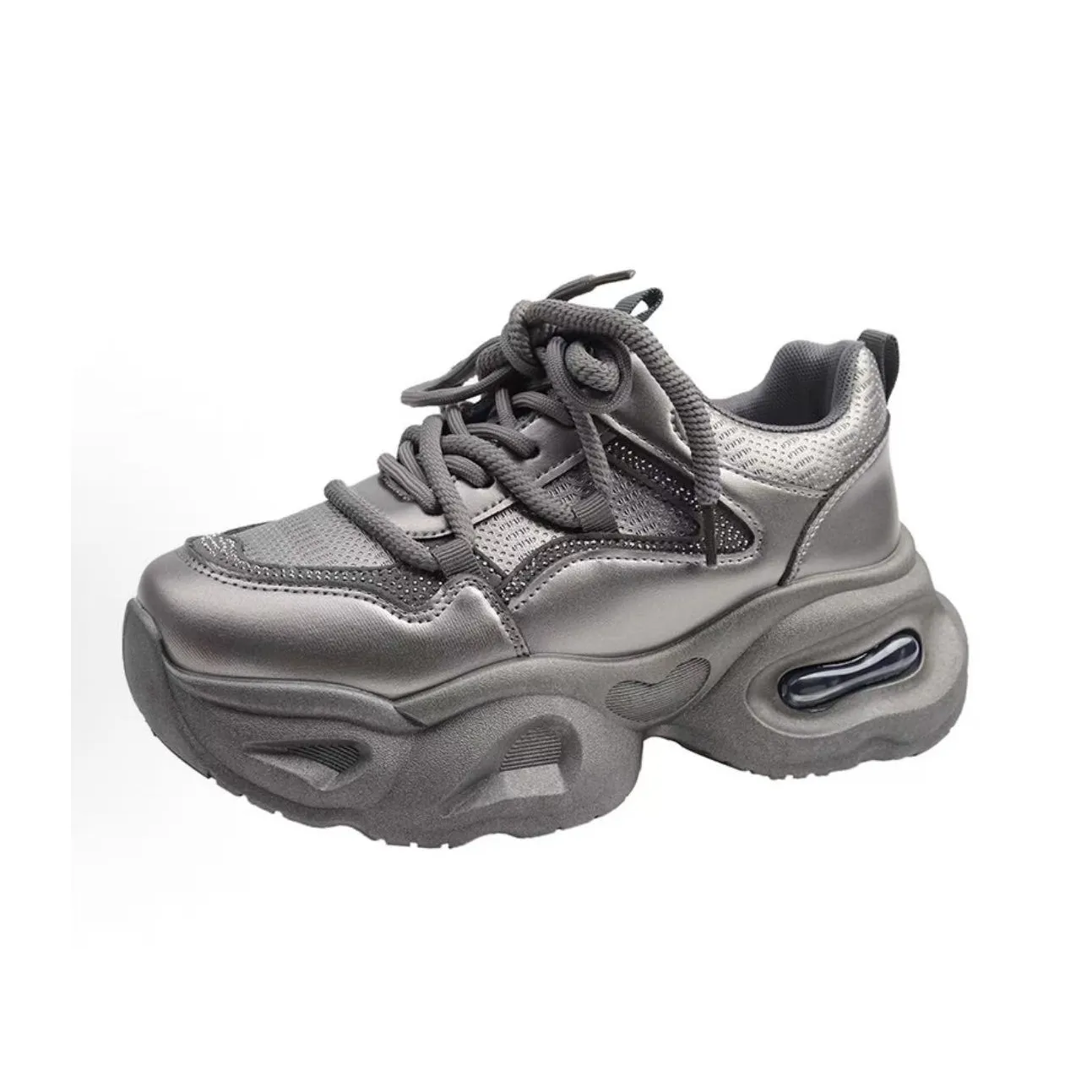 Rutai Низкий топ пушистый массивные кроссовки женские