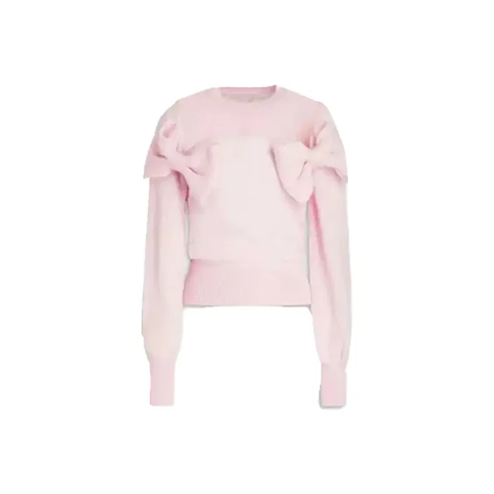 Leather Cat Мягкий Укороченный Свитер Женские