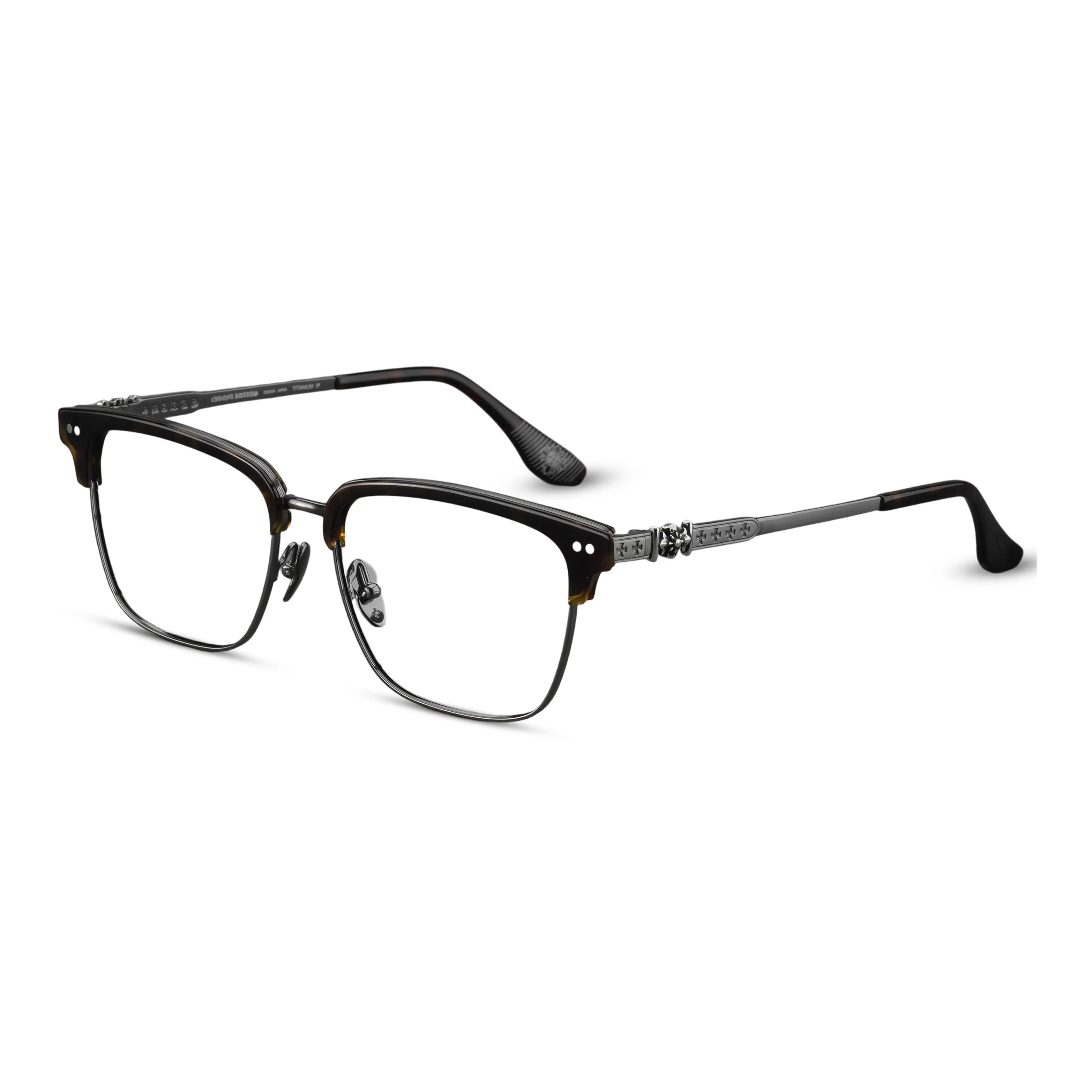 Wood Premium TR Титан Оправа «брови» Очки с диоптриями Унисекс