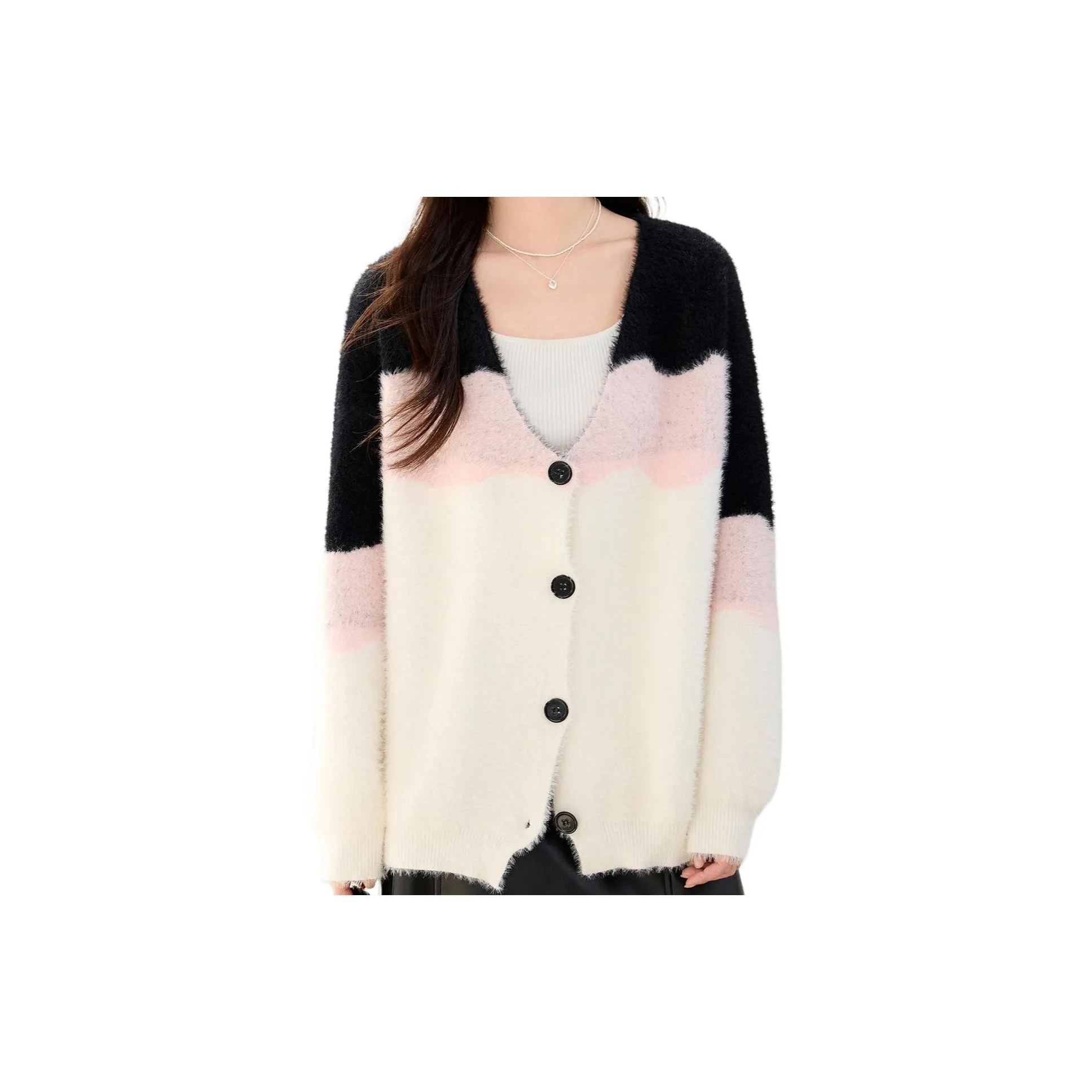 ABBY GODDESS Экрю Пальто Женское Трикотаж