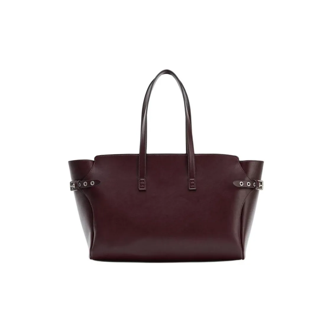 ZARA Collaboration Полиуретан Сумка через плечо Экстра-большая Женская Бордовая