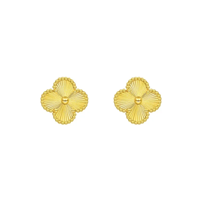 WAW Серьги с золотым покрытием из меди женские