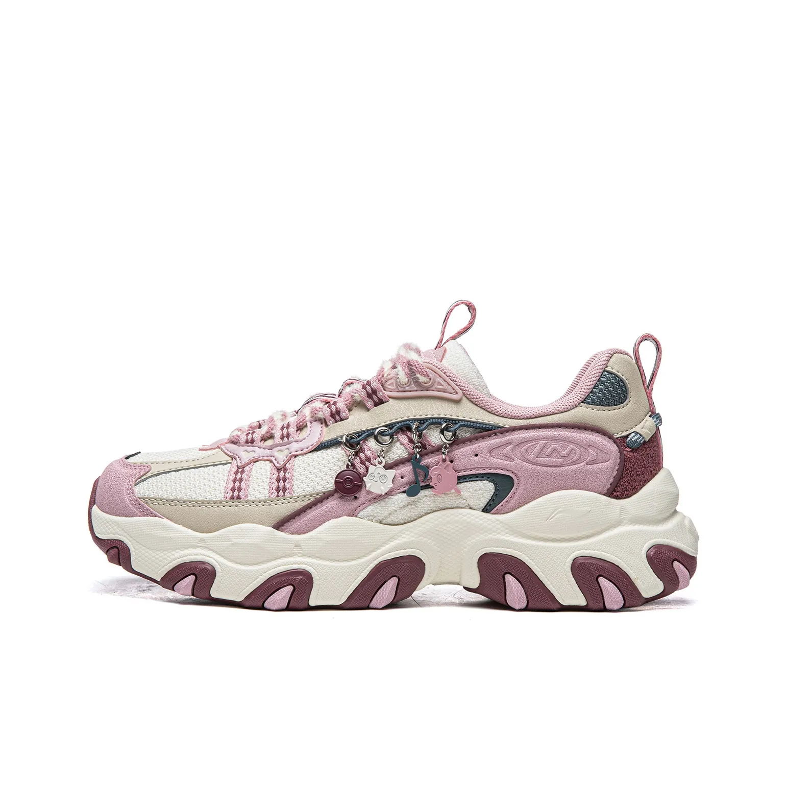 Лайнер Cat Paw Lite3 амортизация износостойкий низкий топ повседневная обувь женский бежевый розовый