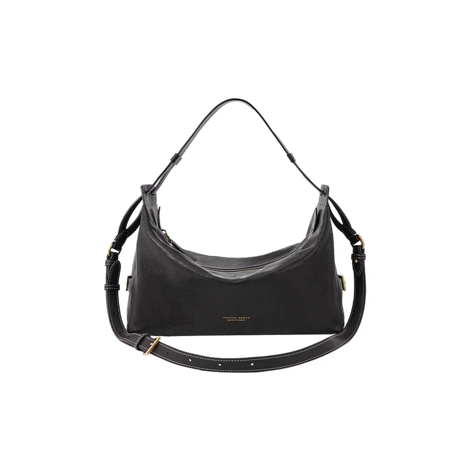 VANESSA HOGAN Сумка через плечо из натуральной коровьей кожи сумка на плечо обычная женская угольно-черный красный Clay Brown