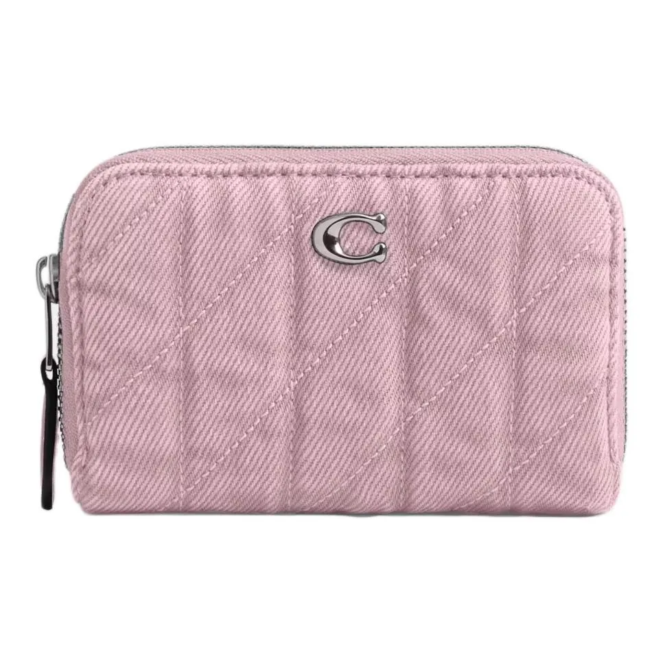 COACH Essential Наппа Кожа Картхолдер Маленький Женский Розовый