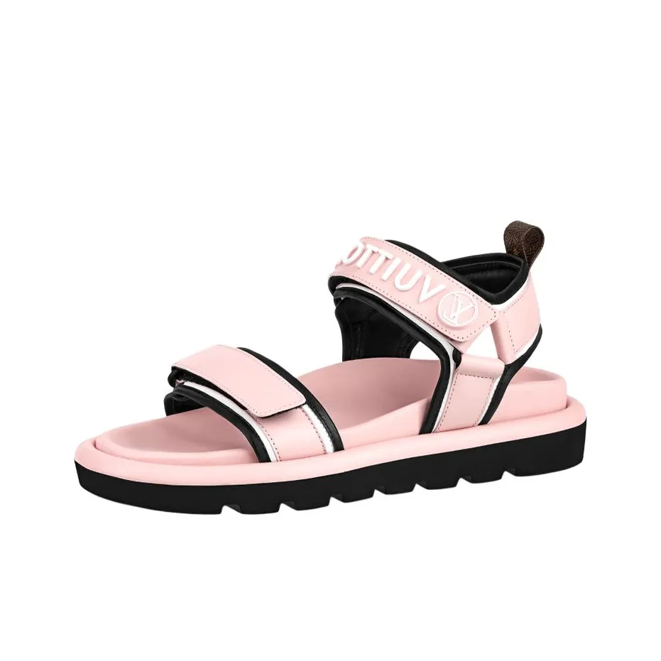 LOUIS VUITTON Beach Sandals Women's Pink