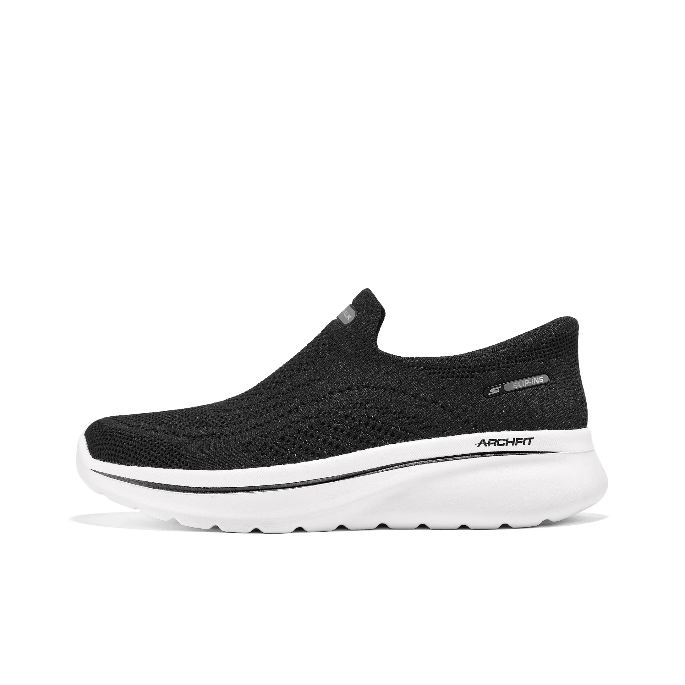 Skechers Легкий Низкий Топ Кроссовки для тренировок Женские Черные