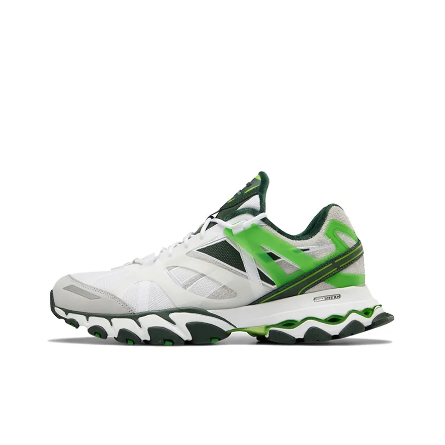 Reebok DMX Trail Lightweight Low Top Повседневная обувь Унисекс Белый Зеленый