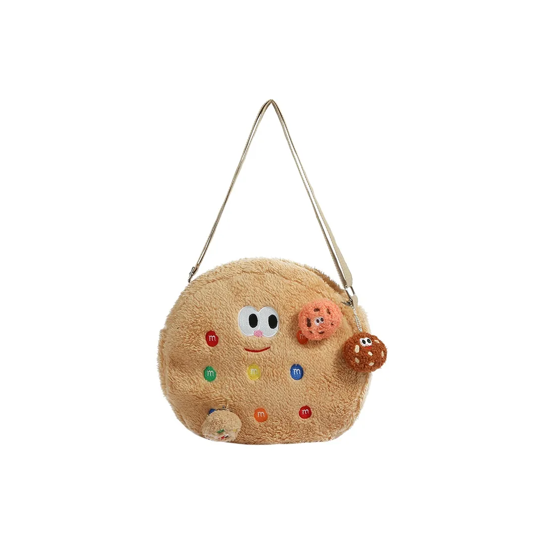 ORANGE BEAN Флис Круглая Сумка Сумка через плечо Стандартная Женская Многоцветная