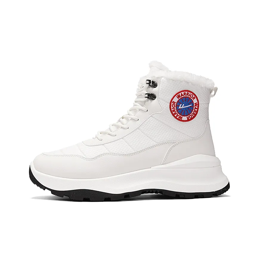 Warrior Термический Высота Увеличивающий Устойчивый к Износу Высокий Топ Утепленная Обувь Мужская Бежевая