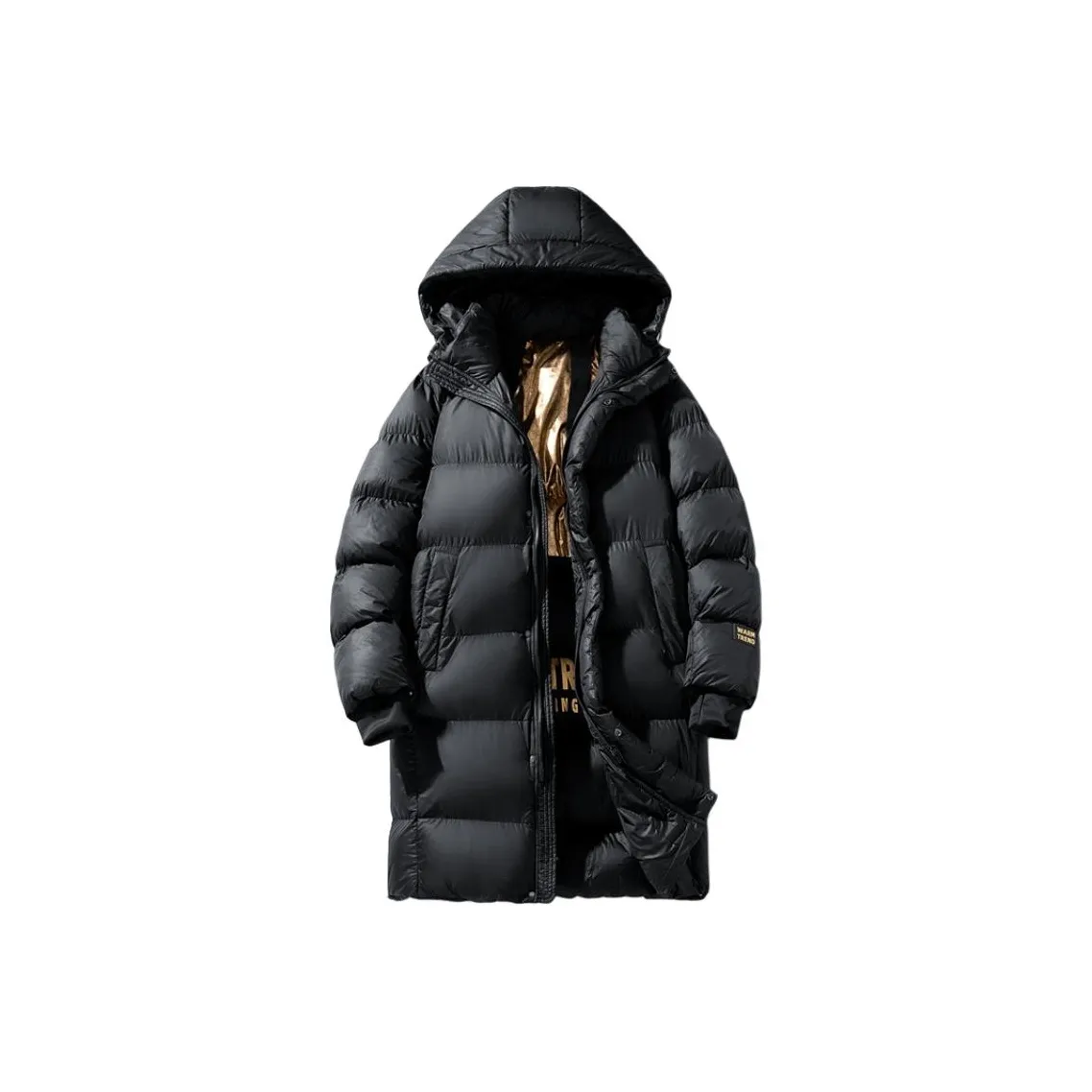 DOUBLE FISH Черный Унисекс Пуховики