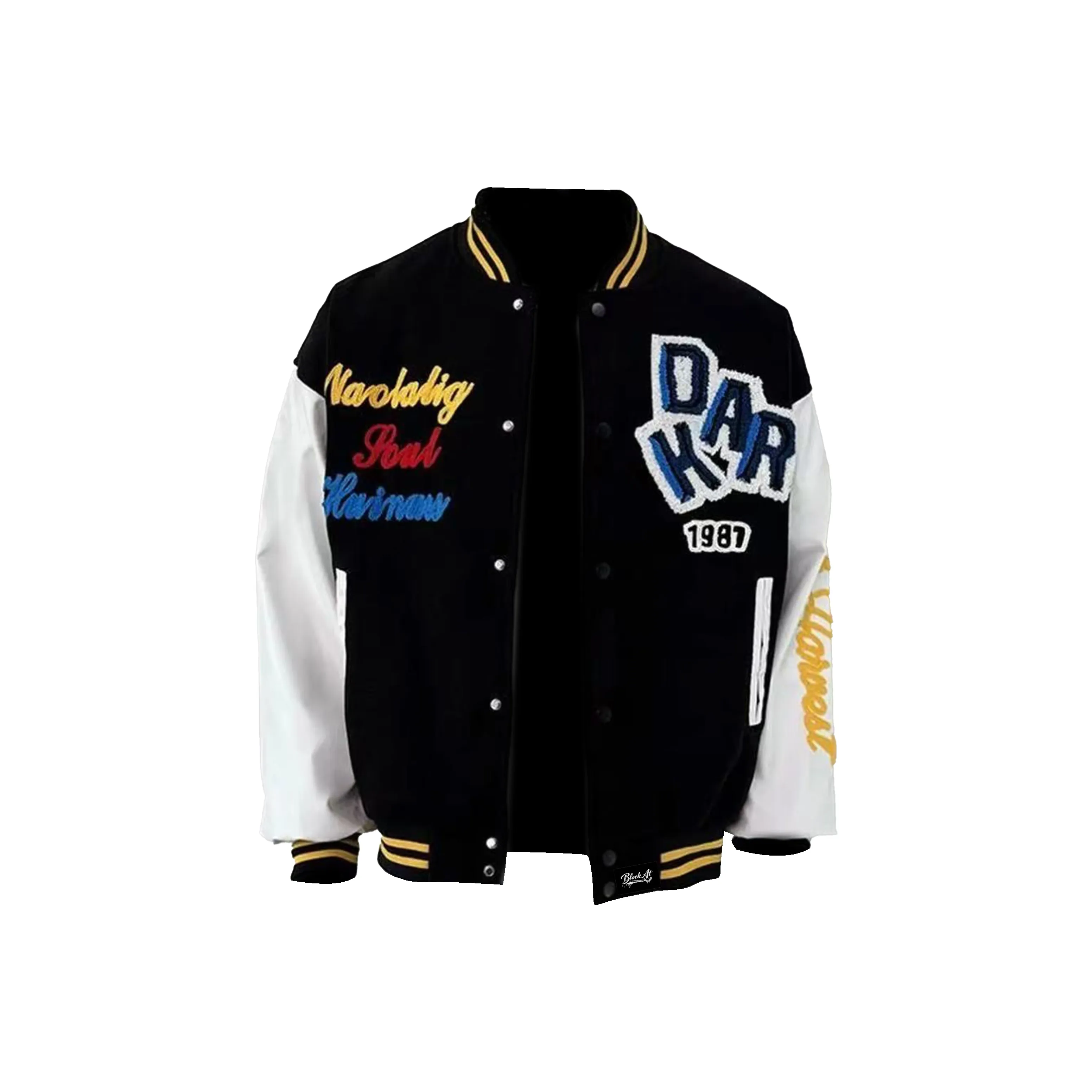 BLACK AT x [ZHIRONGCIXIU] Куртка Унисекс