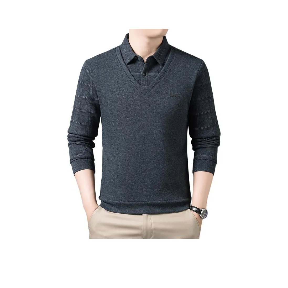 LAOYECHE Мужская рубашка поло