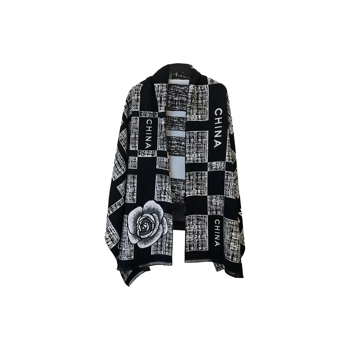 ACUC Искусственный кашемир Вязаные шарфы Унисекс