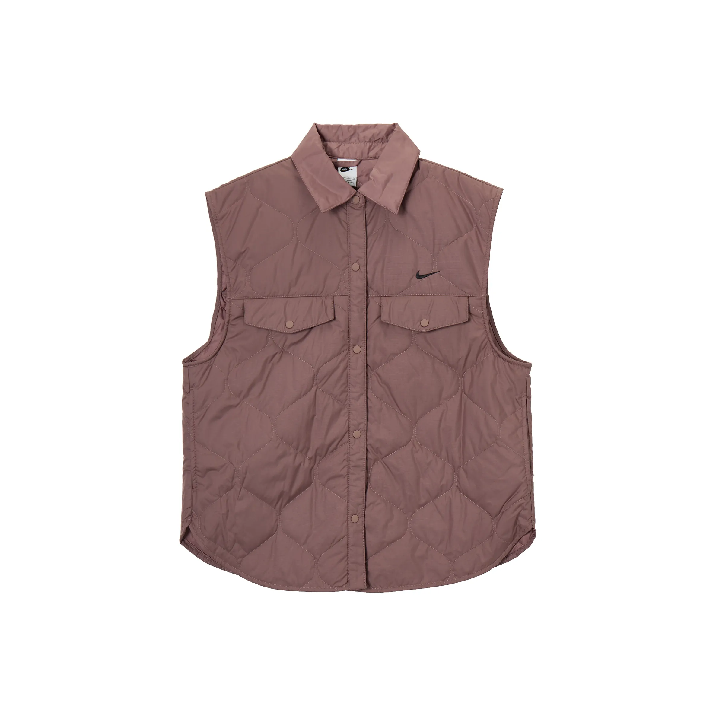 NIKE Дымчатый Розовый Женские Жилеты